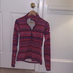 nike multicolored  quarter zip